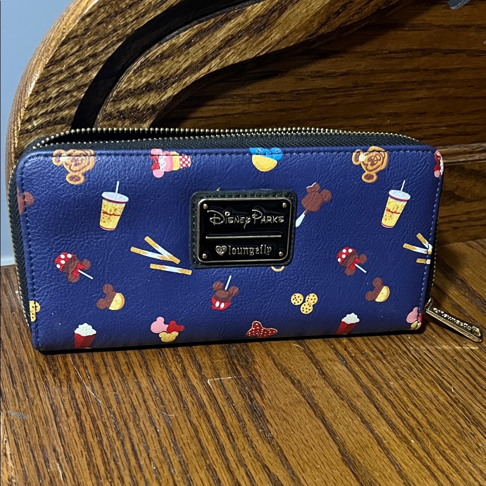 Disney Parks Loungefly Blue Wallet